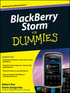 BlackBerry Storm For Dummies®